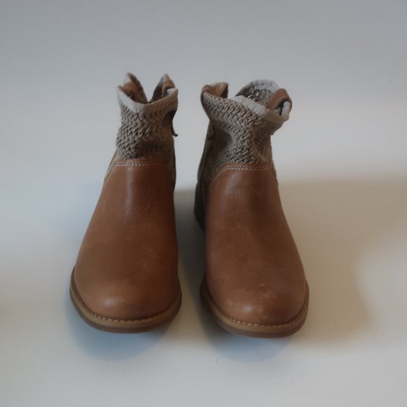 TIMBERLAND, Savin Hill Leather & Open Weave Ankle Booties 7* - Picture 4 of 11
